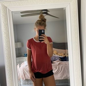 Red American Eagle Top